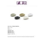 Front of the House Tides 3 oz. Semi-Matte White Oval Porcelain Ramekin - 12/Case