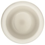 Carlisle S275-842 1.5 oz. Bone White Smooth Melamine Ramekin - 12/Case