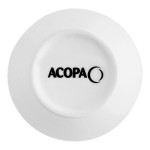 Acopa 4 oz. Bright White Porcelain Tapered Sauce Cup - 12/Pack