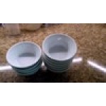 Acopa 4 oz. Bright White Porcelain Tapered Sauce Cup - 12/Pack