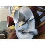 Acopa 4 oz. Bright White Porcelain Tapered Sauce Cup - 12/Pack