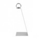 Menu Solutions MT2R-TOPA Alumitique Aluminum Menu Tent with Top Rings - Brushed Finish - 6 Menu Solutions MT2R-TOPA Alumitique Aluminum Menu Tent with Top Rings - Brushed Finish - 6