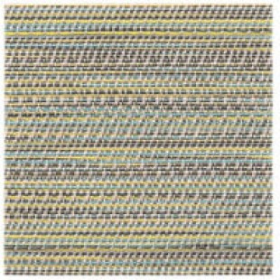 Front of the House Metroweave Marine Blue Woven Vinyl Coaster - 12/Pack