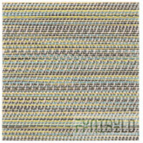 Front of the House Metroweave Marine Blue Woven Vinyl Coaster - 12/Pack