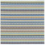 Front of the House Metroweave Marine Blue Woven Vinyl Coaster - 12/Pack Front of the House Metroweave Marine Blue Woven Vinyl Coaster - 12/Pack