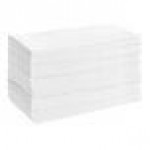 Lavex White Customizable Linen-Feel 1/4 Fold Guest Towel 8 Lavex White Customizable Linen-Feel 1/4 Fold Guest Towel 8