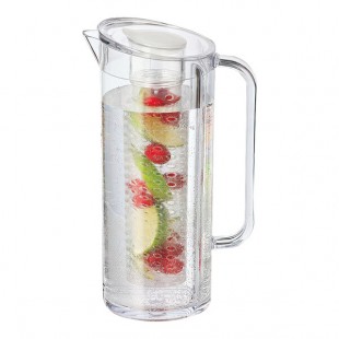 Service Ideas 64.2 oz. Slim Plastic Pitcher with Infusion Chamber NEPH02-1 Service Ideas 64.2 oz. Slim Plastic Pitcher with Infusion Chamber NEPH02-1