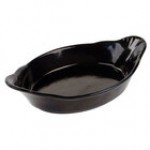 TableCraft CW1710HGN 28 oz. Hunter Green Oval Au Gratin Dish TableCraft CW1710HGN 28 oz. Hunter Green Oval Au Gratin Dish