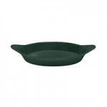 TableCraft CW1710HGN 28 oz. Hunter Green Oval Au Gratin Dish TableCraft CW1710HGN 28 oz. Hunter Green Oval Au Gratin Dish