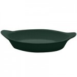 TableCraft CW1710HGN 28 oz. Hunter Green Oval Au Gratin Dish TableCraft CW1710HGN 28 oz. Hunter Green Oval Au Gratin Dish