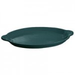 TableCraft CW1710HGN 28 oz. Hunter Green Oval Au Gratin Dish TableCraft CW1710HGN 28 oz. Hunter Green Oval Au Gratin Dish