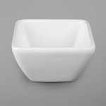 G.E.T. Enterprises BSD22WW Bugambilia 1.2 Qt. Classic Textured Finish White Resin-Coated Aluminum Square China Bowl G.E.T. Enterprises BSD22WW Bugambilia 1.2 Qt. Classic Textured Finish White Resin-Coated Aluminum Square China Bowl