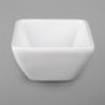 G.E.T. Enterprises BSD22WW Bugambilia 1.2 Qt. Classic Textured Finish White Resin-Coated Aluminum Square China Bowl G.E.T. Enterprises BSD22WW Bugambilia 1.2 Qt. Classic Textured Finish White Resin-Coated Aluminum Square China Bowl