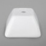 G.E.T. Enterprises BSD22WW Bugambilia 1.2 Qt. Classic Textured Finish White Resin-Coated Aluminum Square China Bowl G.E.T. Enterprises BSD22WW Bugambilia 1.2 Qt. Classic Textured Finish White Resin-Coated Aluminum Square China Bowl
