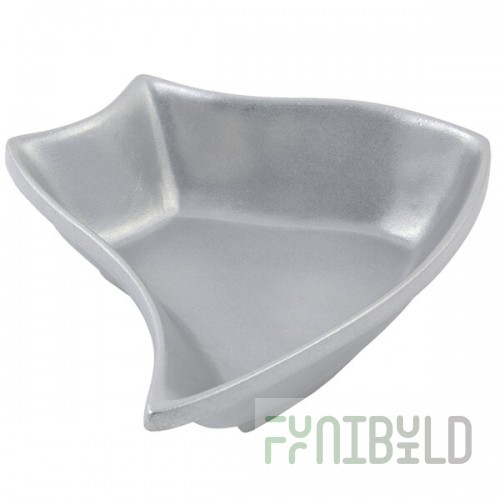 Bon Chef 70006P Futura 32 oz. Pewter-Glo Cast Aluminum Bowl