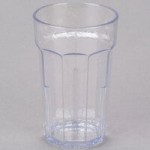 Cambro LT14152 Laguna 14 oz. Clear Customizable SAN Plastic Tumbler - 36/Case