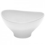 Elite Global Solutions M10OVNW Organic Bowls White Almost Oval 3 Qt. Bowl