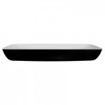 Elite Global Solutions B267065-WS/CH Infinity 1 Qt. Square Chocolate / White Speckle Melamine Bowl - 6/Case