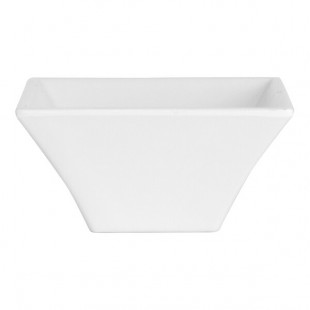 Creations Polar White from Steelite International 7 oz. Melamine Square Bowl - 24/Case Creations Polar White from Steelite International 7 oz. Melamine Square Bowl - 24/Case