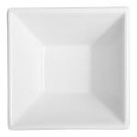 Creations Polar White from Steelite International 7 oz. Melamine Square Bowl - 24/Case Creations Polar White from Steelite International 7 oz. Melamine Square Bowl - 24/Case