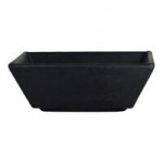 Creations Cali from Steelite International 20 oz. Black Melamine Stack Bowl - 6/Case Creations Cali from Steelite International 20 oz. Black Melamine Stack Bowl - 6/Case