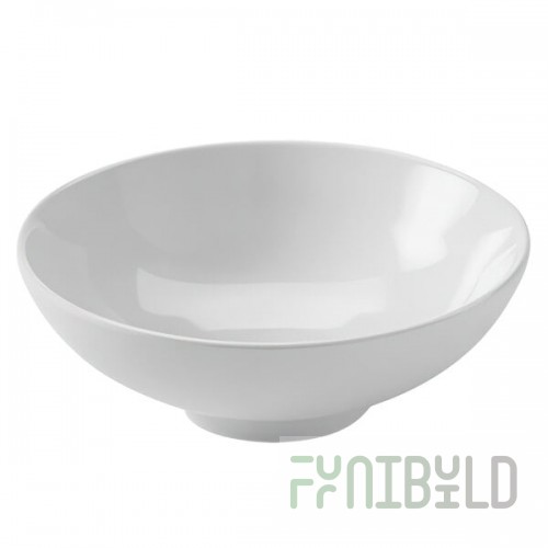 American Metalcraft 32 oz. White Round Melamine Noodle / Ramen Bowl
