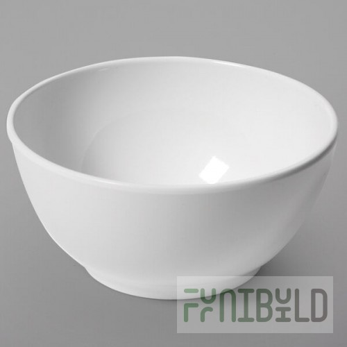 GET Settlement 10 oz. Ivory (American White) Melamine Side Salad / Soup Bowl - 24/Case