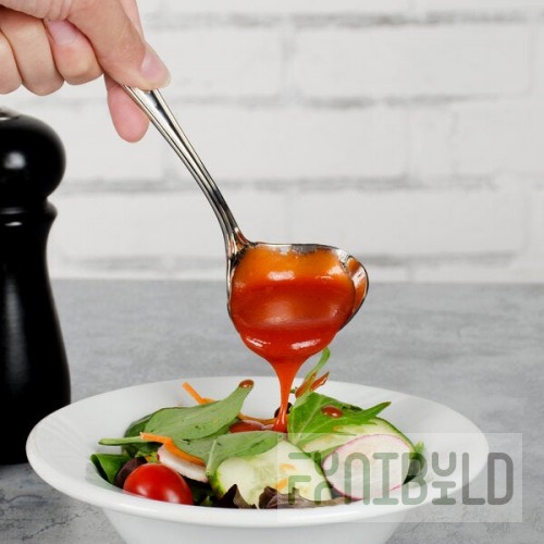 Walco Ultra from Steelite International WL9621 1 oz. 18/10 Stainless Steel Extra Heavy Weight Gravy Ladle - 24/Case
