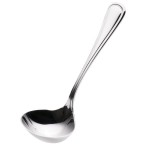 Walco Ultra from Steelite International WL9621 1 oz. 18/10 Stainless Steel Extra Heavy Weight Gravy Ladle - 24/Case