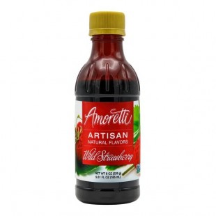 Amoretti Wild Strawberry Artisan Natural Flavor Paste 8 oz. Amoretti Wild Strawberry Artisan Natural Flavor Paste 8 oz.