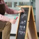 Choice A-Frame Marker Board Sidewalk Sign - Natural Oak Wood - 20 Choice A-Frame Marker Board Sidewalk Sign - Natural Oak Wood - 20