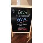 Choice A-Frame Marker Board Sidewalk Sign - Natural Oak Wood - 20 Choice A-Frame Marker Board Sidewalk Sign - Natural Oak Wood - 20