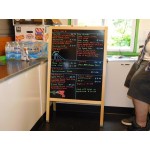 Choice A-Frame Marker Board Sidewalk Sign - Natural Oak Wood - 20 Choice A-Frame Marker Board Sidewalk Sign - Natural Oak Wood - 20