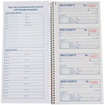 Adams SC1152 2-Part Blue and White Carbonless Rent Receipt Book with 200 Receipts - 25/Case Adams SC1152 2-Part Blue and White Carbonless Rent Receipt Book with 200 Receipts - 25/Case