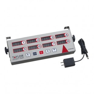 Taylor Digital 8-Event Kitchen Timer with Power Adapter 5329438 Taylor Digital 8-Event Kitchen Timer with Power Adapter 5329438