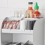 ServSense Magnetic Stainless Steel Flatware Labels for Self-Service Station Organizers - Spanish - 6/Pack