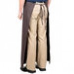 Intedge Brown Poly-Cotton Bistro Apron with 2 Pockets - 38 Intedge Brown Poly-Cotton Bistro Apron with 2 Pockets - 38