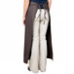Intedge Brown Poly-Cotton Bistro Apron with 2 Pockets - 38 Intedge Brown Poly-Cotton Bistro Apron with 2 Pockets - 38