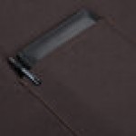 Intedge Brown Poly-Cotton Bistro Apron with 2 Pockets - 38 Intedge Brown Poly-Cotton Bistro Apron with 2 Pockets - 38