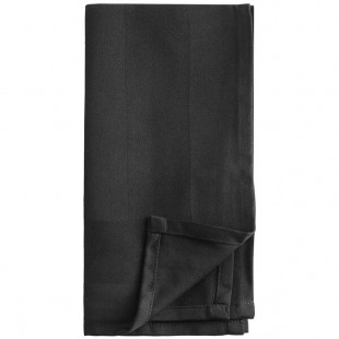 Oxford Black 100% Spun Polyester Satin Band Cloth Napkins, 20 Oxford Black 100% Spun Polyester Satin Band Cloth Napkins, 20