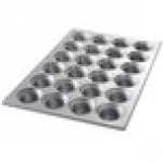 Chicago Metallic 43026 24 Cup 7.3 oz. Glazed Aluminized Steel Jumbo Crown Muffin Pan - 17 7/8 Chicago Metallic 43026 24 Cup 7.3 oz. Glazed Aluminized Steel Jumbo Crown Muffin Pan - 17 7/8