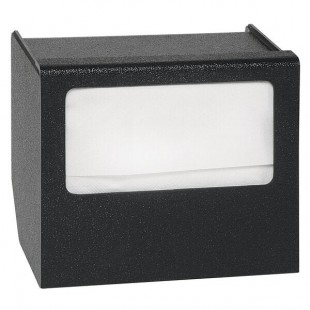 Vollrath MN-1 ModuServ Black Small Flush-Mount Napkin Dispenser