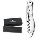 Laguiole Tradition Black with Lines Plexi Waiter's Corkscrew 3459