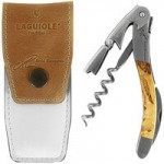 Laguiole Tradition Black with Lines Plexi Waiter's Corkscrew 3459