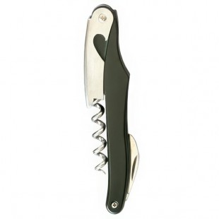 Franmara 3185-12 Prestigio Waiter's Corkscrew with Anodized Dark Green Aluminum Handle
