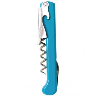 Franmara 2016-10 Capitano Customizable Waiter's Corkscrew with Turquoise Plastic Handle