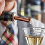 Acopa Copper Liquor Pourer with Flip Cap - 12/Pack Acopa Copper Liquor Pourer with Flip Cap - 12/Pack