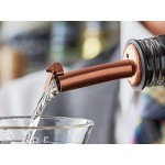 Acopa Copper Liquor Pourer with Flip Cap - 12/Pack Acopa Copper Liquor Pourer with Flip Cap - 12/Pack