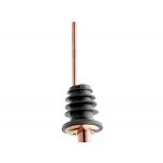 Acopa Copper Liquor Pourer with Flip Cap - 12/Pack Acopa Copper Liquor Pourer with Flip Cap - 12/Pack