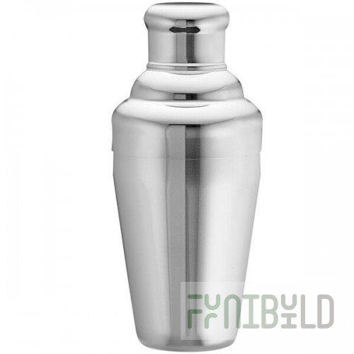 TableCraft 1224 Premium 3-Piece Stainless Steel 24 oz. Bar Shaker Set